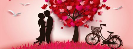 Valentine Day Couple Facebook Covers